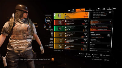 The Division 2 Improved Materials