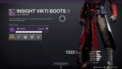 Destiny 2 Void Boots