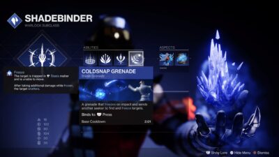 Destiny 2 Stasis Build Warlock (Ager's Scepter) Details 2